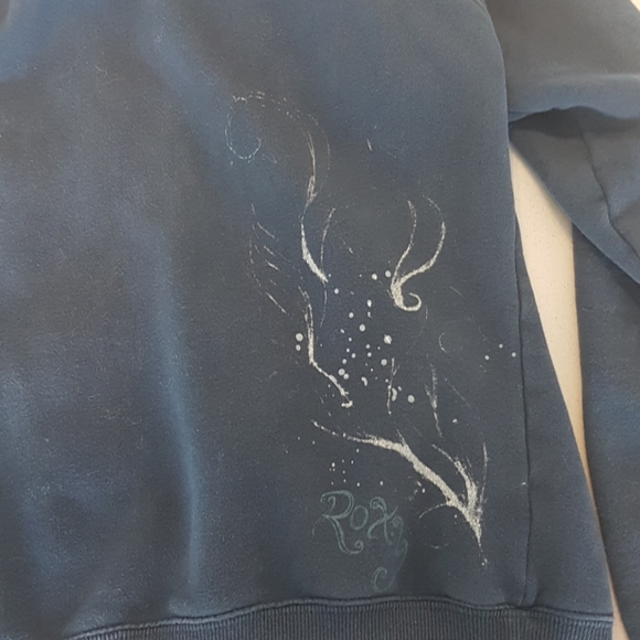 Roxy -navy blue sweater  medium - Picture 4 of 4